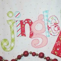 Jingle Machine Applique Design - Blanket Stitch